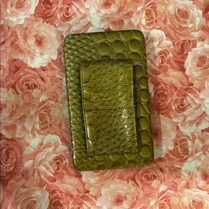 Green Crocodile Embossed Wallet